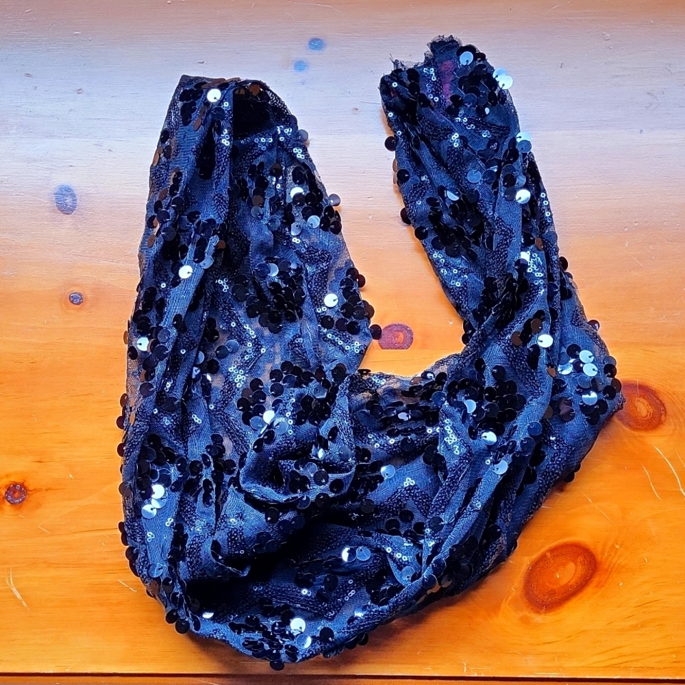 Betsey Johnson Sequin Scarf